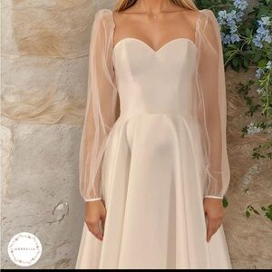 Detached Tulle Bridal Sleeves